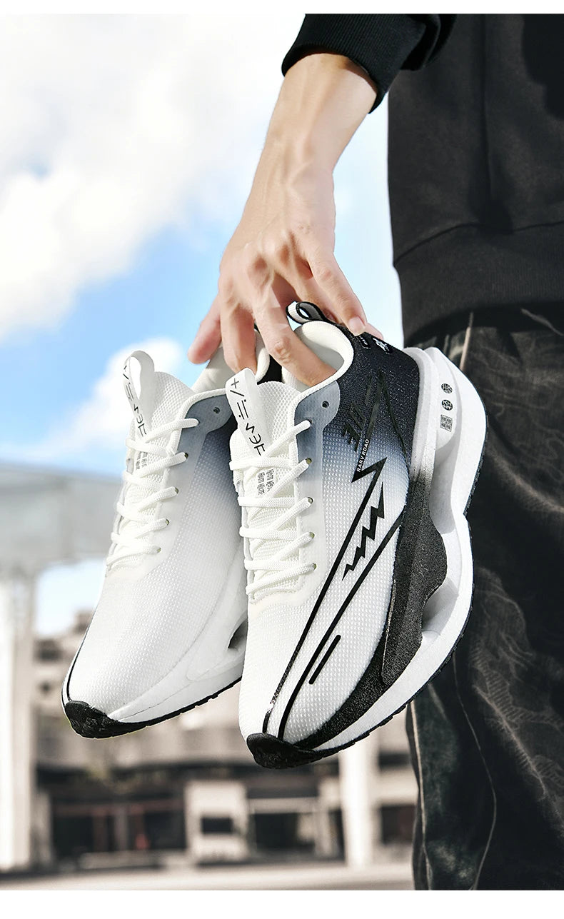 2026 Running Shoes Carbon Board Marathon Men Sports Breathable Lightweight Women's Comfy Athletic Antiskid Sneakers Casual New Pi-Mart
