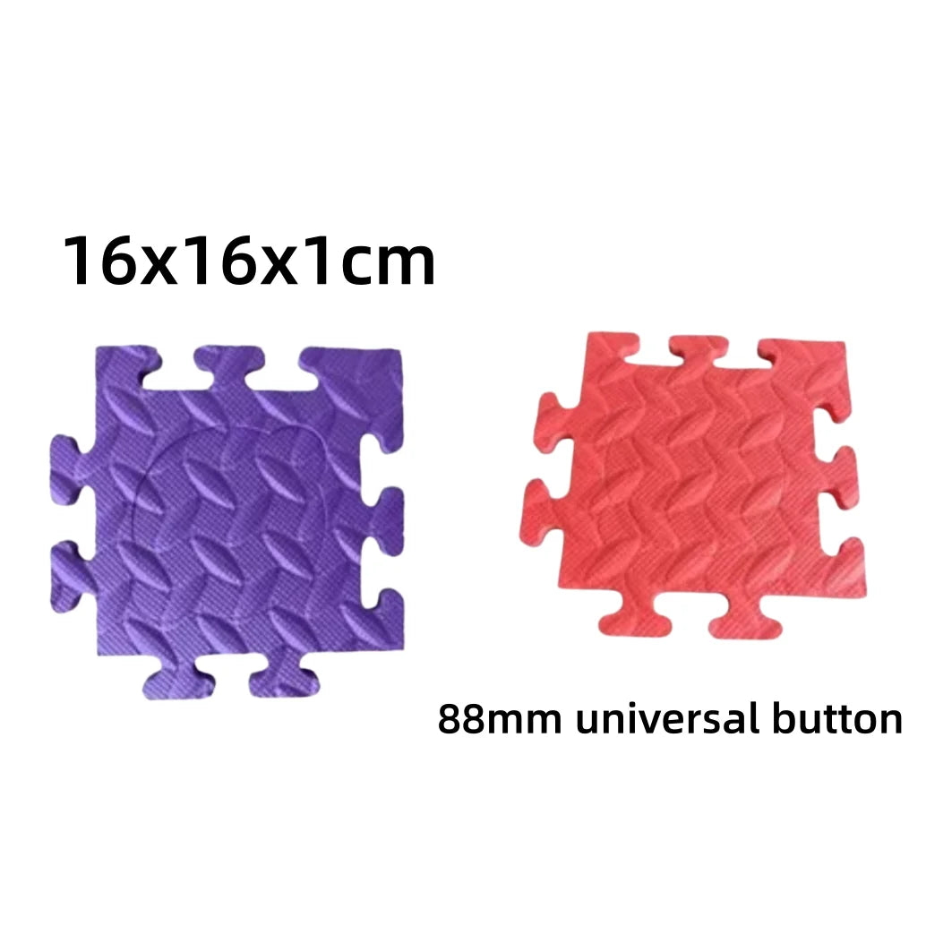 6pc Pet Button Puzzle EVA Pad Dog Cat Training Communication Buttons Anti Slip Mat Interactive Toy Multi-functional Pet Supplies Pi-Mart
