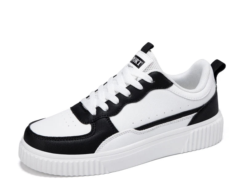 Fashion Women Casual Shoes Breathable Walking Flat Shoes Sneakers White Female Footwear Sports Running Outdoor Walking For Men Pi-Mart