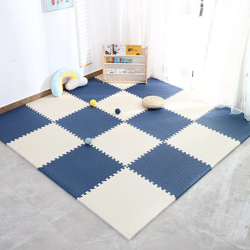 4~20Pcs Puzzle Fitness Mat, Eva Interlocking Foam Floor Tiles for Home Gym, Home Gym Equipment Mat, Non-Slip Floor Mat for Kids Pi-Mart