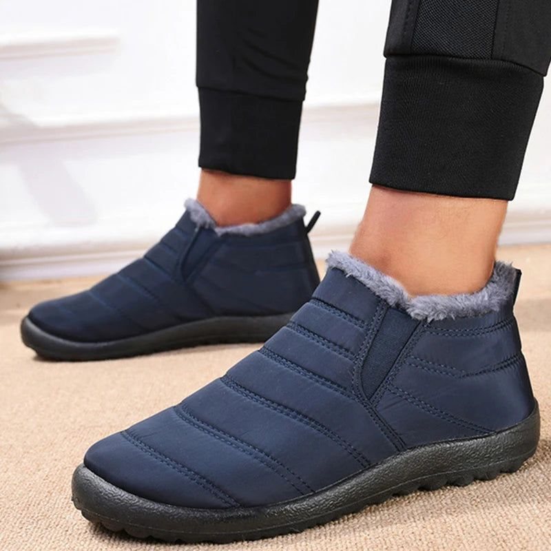 Shoes Waterproof Winter Men Sneakers Fashion Men's Casual Shoes Breathable Soft Classic Sneakers Man Slip On Ankle Shoes Male Pi-Mart