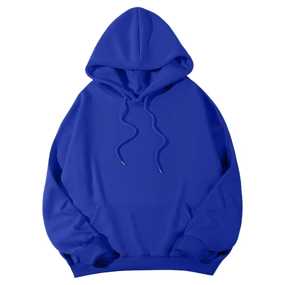 Women's Hoodies Pullover Spring Autumn Casual Hoodie 2026 Sweatshirts Solid Color Hoodies Oversize Black Sweatshirt Women Top LadyShow.Store