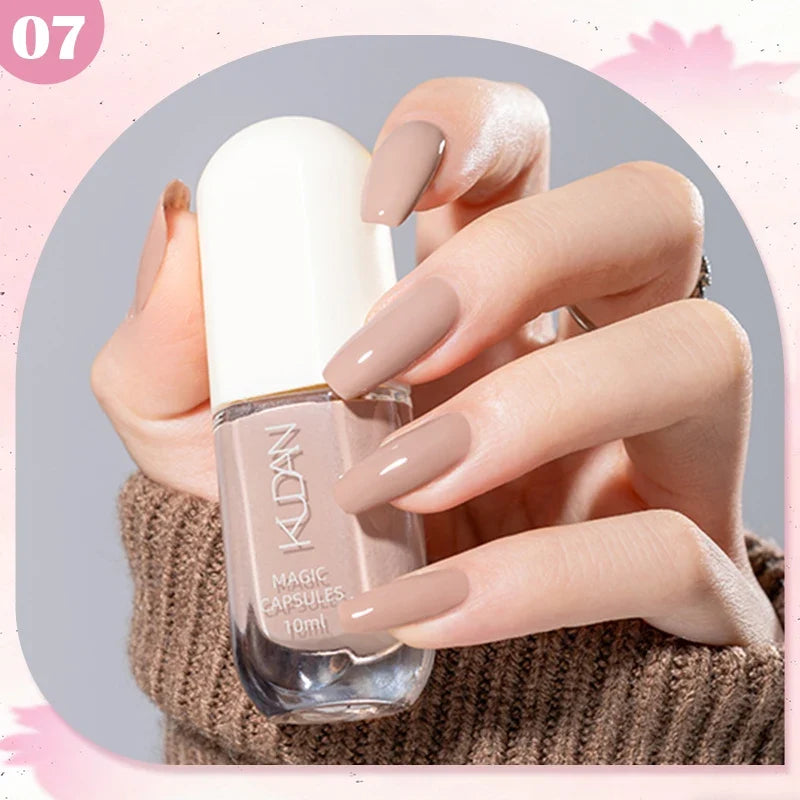 10ml Water-Based Peel Off Nail Polish 40 Colors Long Lasting Quick Drying No Need of Lamp to Cure Nail Supplies Manicure Nails Tri Light Beauty