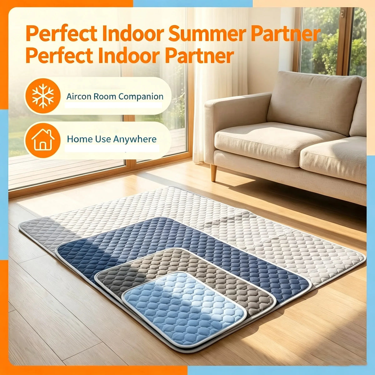 Dog Pee Reusable Pad Blanket Summer Cool Washable Puppy Training Absorbent Diaper Pet Bed Urine Mat Car Seat Cover Pet Supplies Pi-Mart