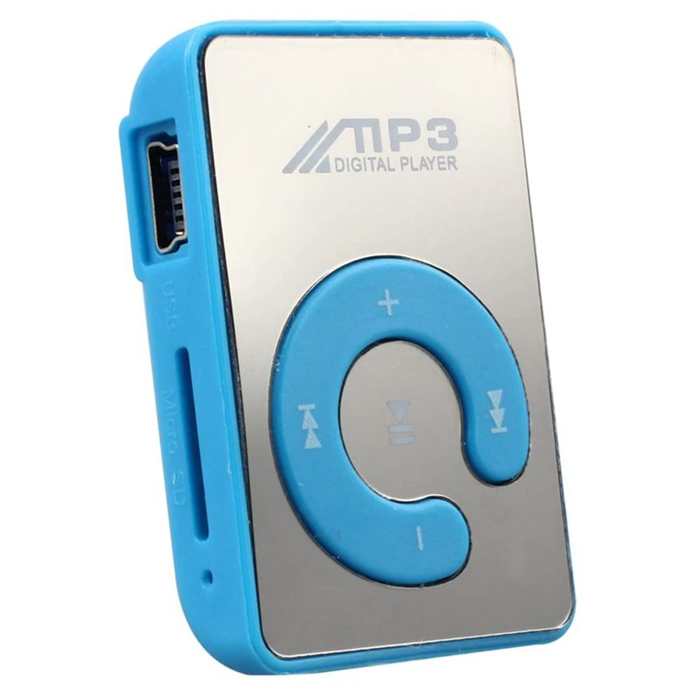 C Key Portable HiFi Mini Clip USB MP3 Player Walkman Music Support Micro TF Card Expandable Up To 16GB Outdoor Sports Walkman Pi-Mart