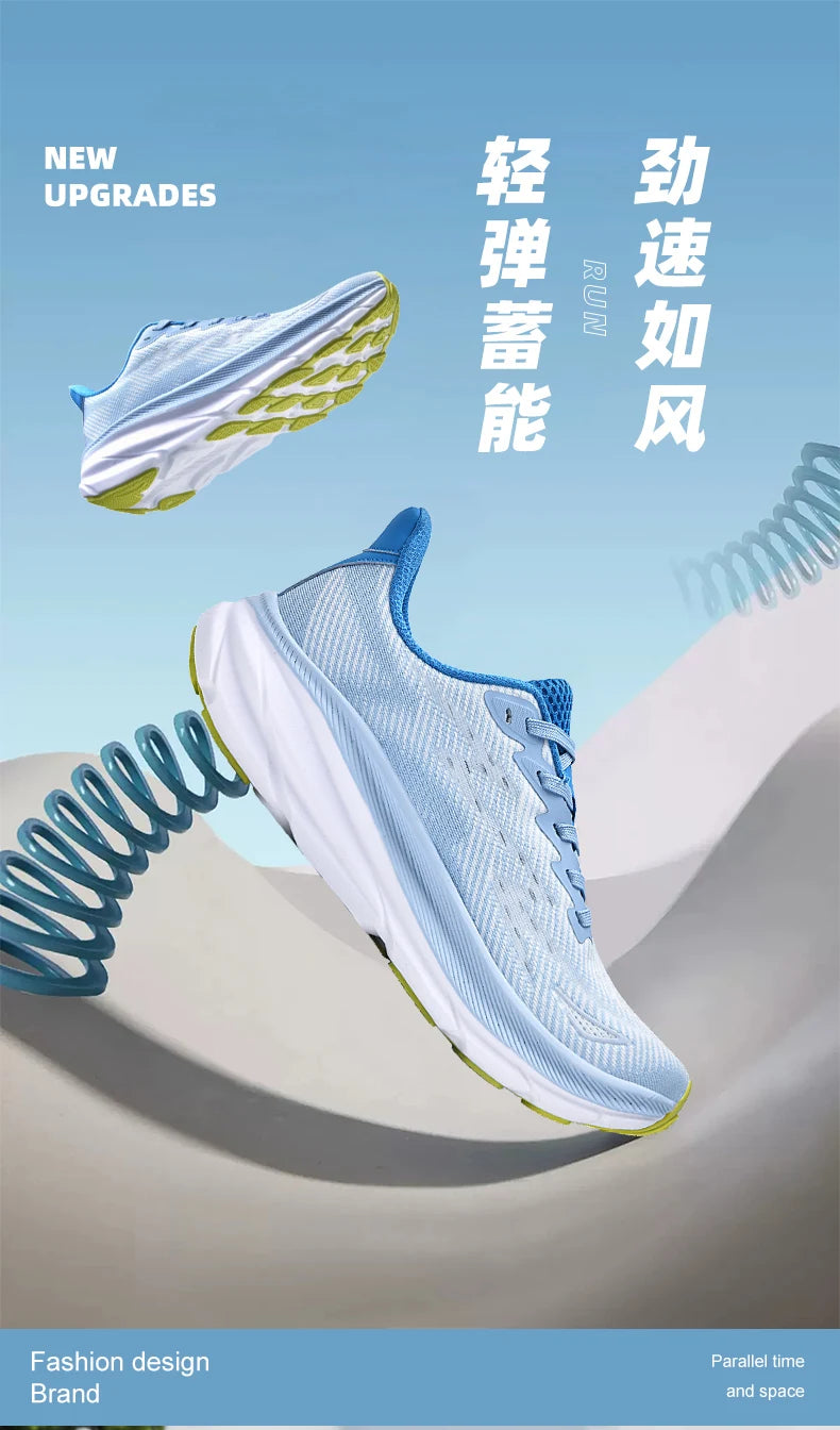 New Running Casual Sports Shoes Outdoor Comfortable Spring Summer Non-slip Sneakers Unisex for Men Women Soft Trainer Men Trail Pi-Mart