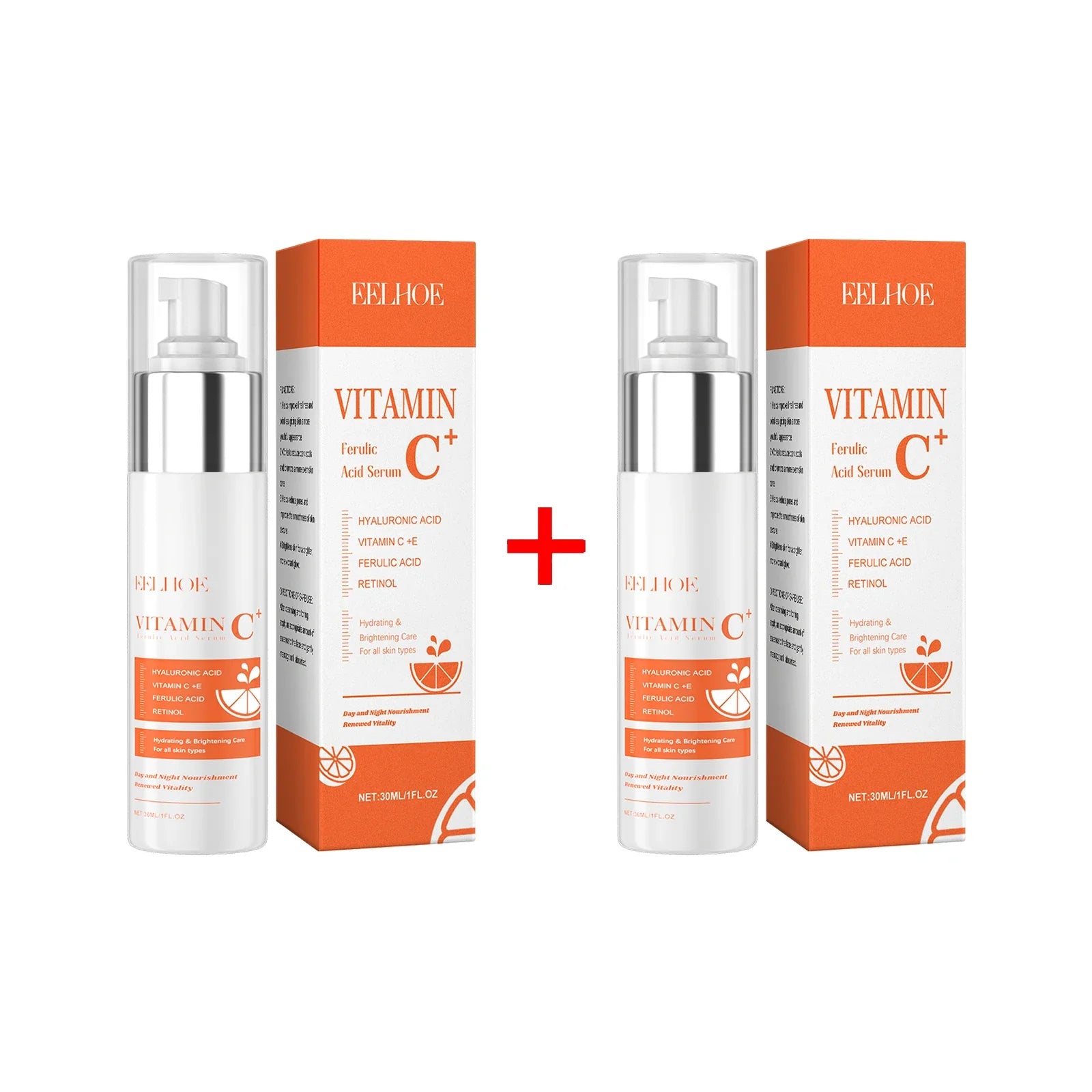 Eelhoe Vitamin C Facial Essence Moisturizing Lifting Reduce Fine Lines Keep Smoothing Anti A-ging Remove Acne Face Firming Serum Tri Light Beauty