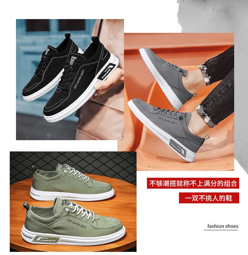 Men's Flats Shoes Luxury Men's Sneakers Spring Autumn 2025 Outdoor Sport Shoes for Men Fashion Vulcanized Shoe Tenis Para Hombre Pi-Mart