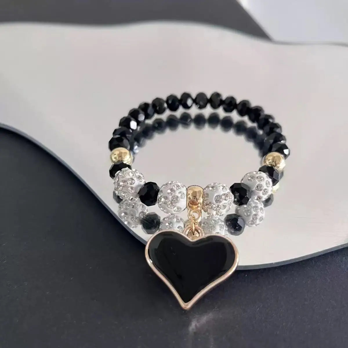Luxury Love Gold Hotan Jade Lady Bracelet, Leaf Love Double Layer Girl Bracelet Jewelry Gifts Pi-Mart