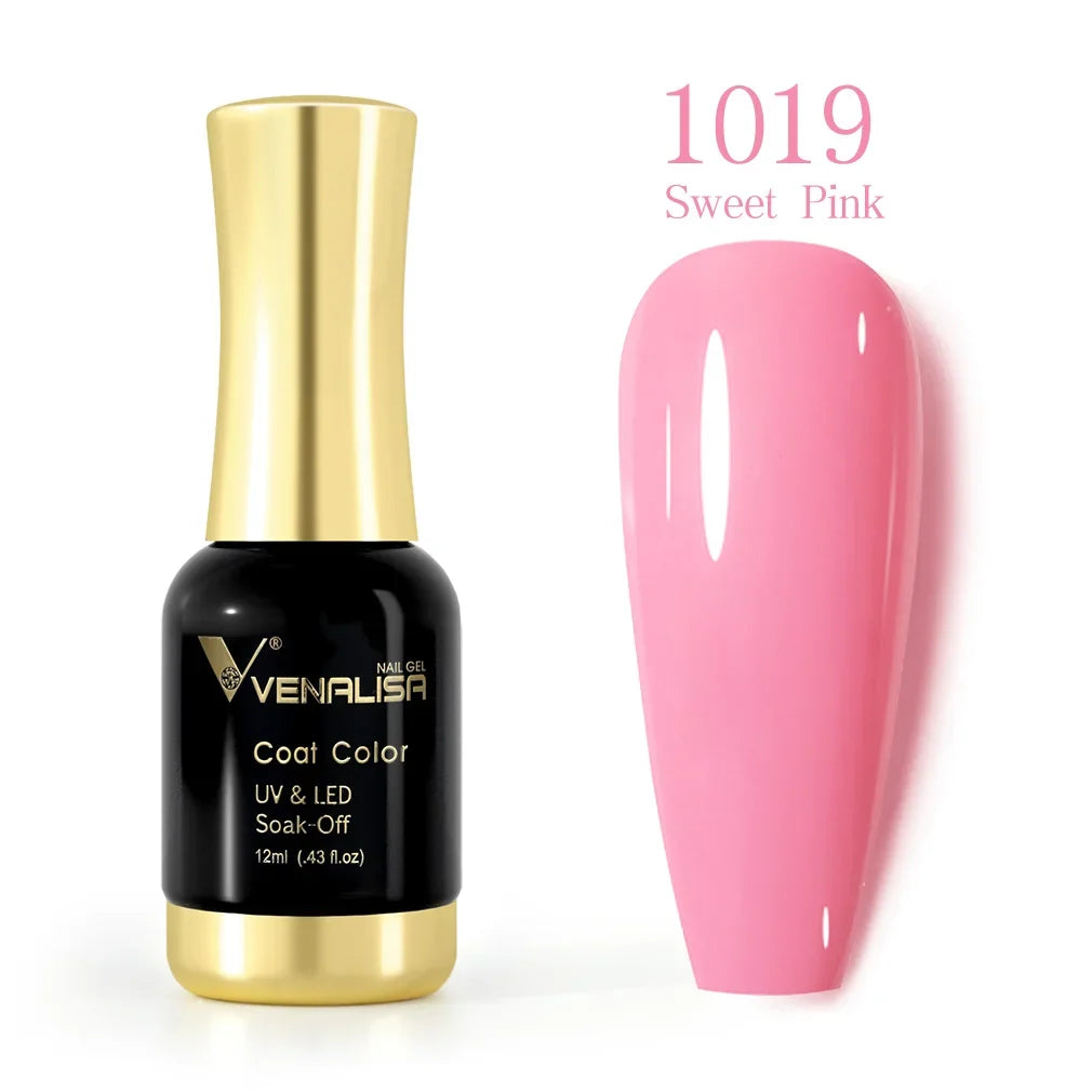 VENALISA Nail Gel Varnish TPO FREE Soak Off UV LED Organic Odorless Enamels Nail Art Colors 12ml 120Colors UV Gel Nail Polish Tri Light Beauty
