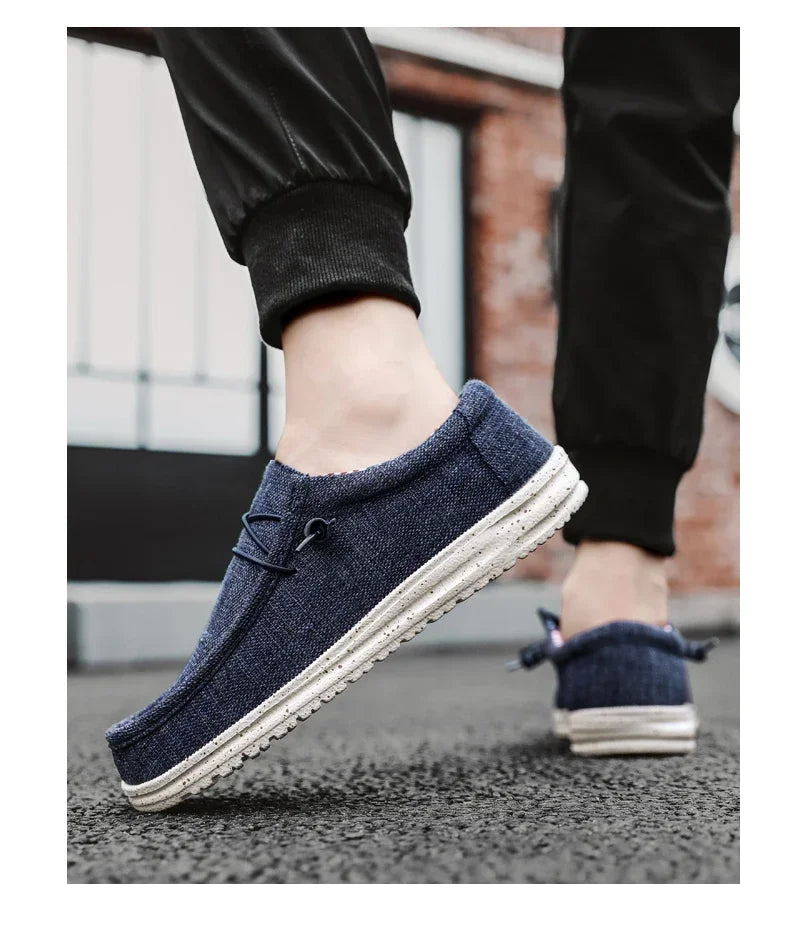 Men's Mesh Loafers Autumn Mens Vulcanized Shoes Breathable Lightweight Hiking Outdoor Sports Shoes Zapato Abierto Scarpa Aperta Pi-Mart