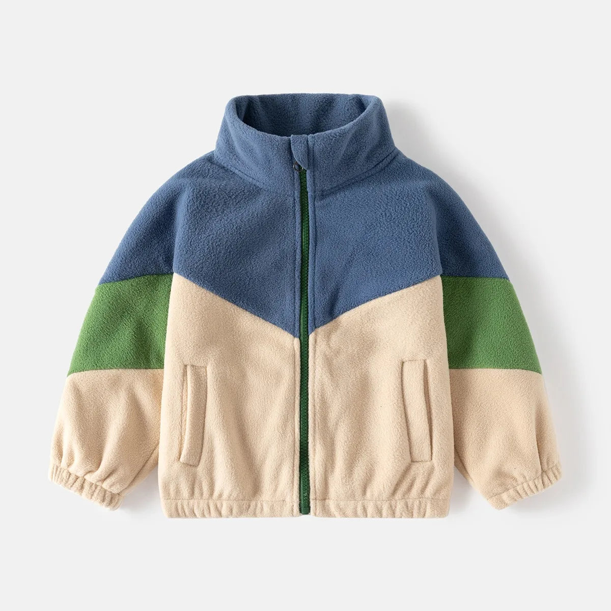 Ircomll New Children Boys Polar Fleece Jacket Autumn Winter Kids Coat Causal Toddler Stand Collar Zipper Outwear Boys Clothing Pi-Mart
