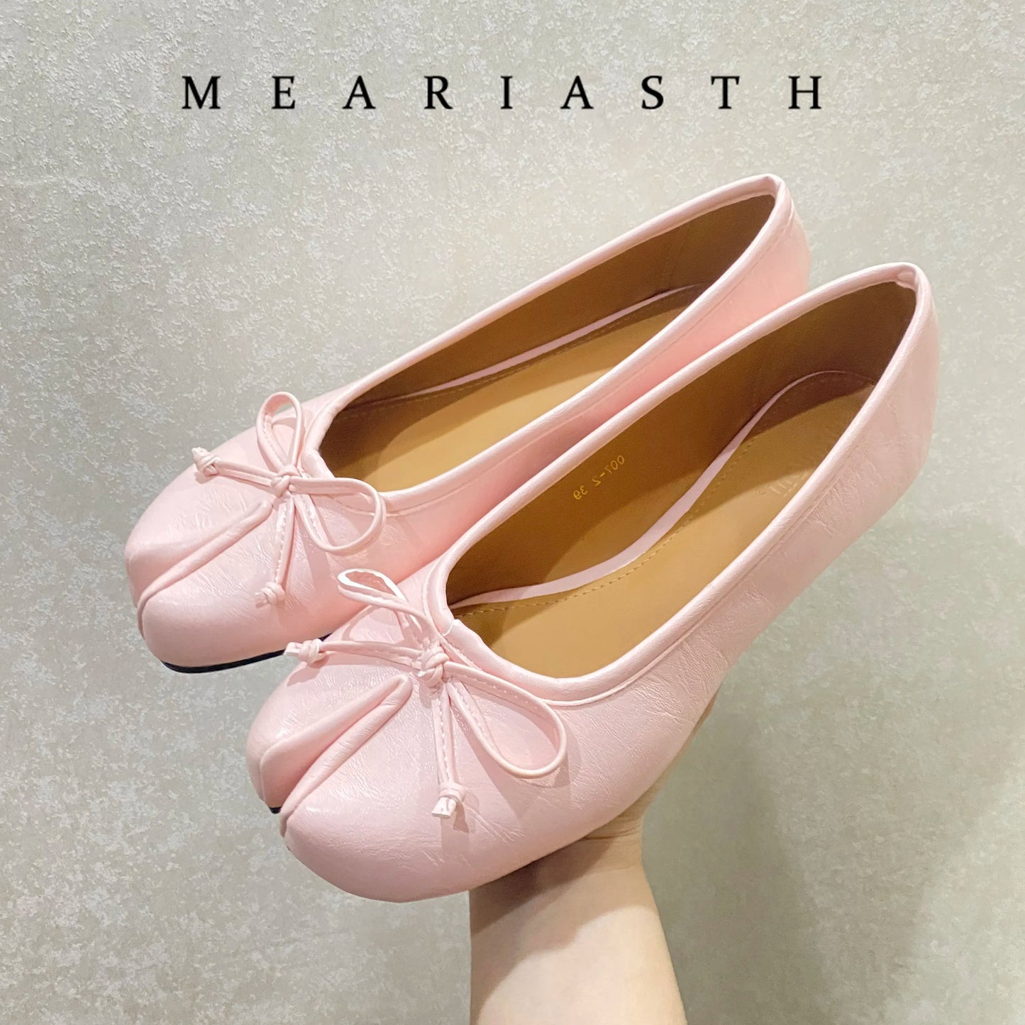 Spring Summer Microfiber Leather Split Toe Women Pumps Fashion bowknot Designer Low Heeled Tabi Soft Soles Loafers Casual Shoes LadyShow.Store