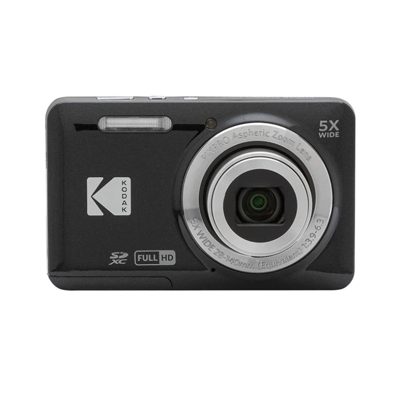 KODAK PIXPRO FZ55-RD 16MP Digital Camera 5X Optical Zoom 28mm Wide Angle 1080P Full HD Video 2.7" LCD Vlogging Camera Pi-Mart
