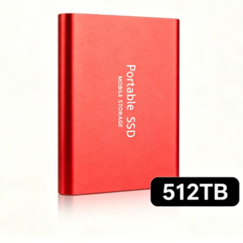 Portable External SSD, 1TB-16TB Large Capacity USB3.1 High Speed Solid State Drive, Lightweight Storage for Laptop, Desktop, Mac Pi-Mart