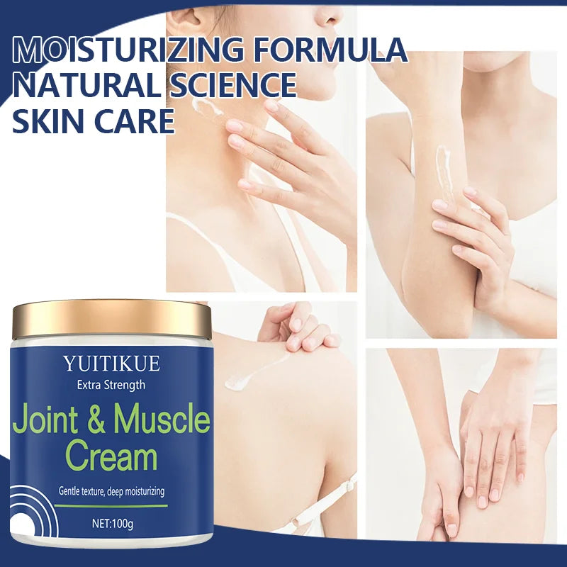 Extra Strength Joint & Muscle Cream 100g - Deep Moisturizing Formula, Gentle Texture for Neck, Shoulders, Knees & Elbows Pi-Mart