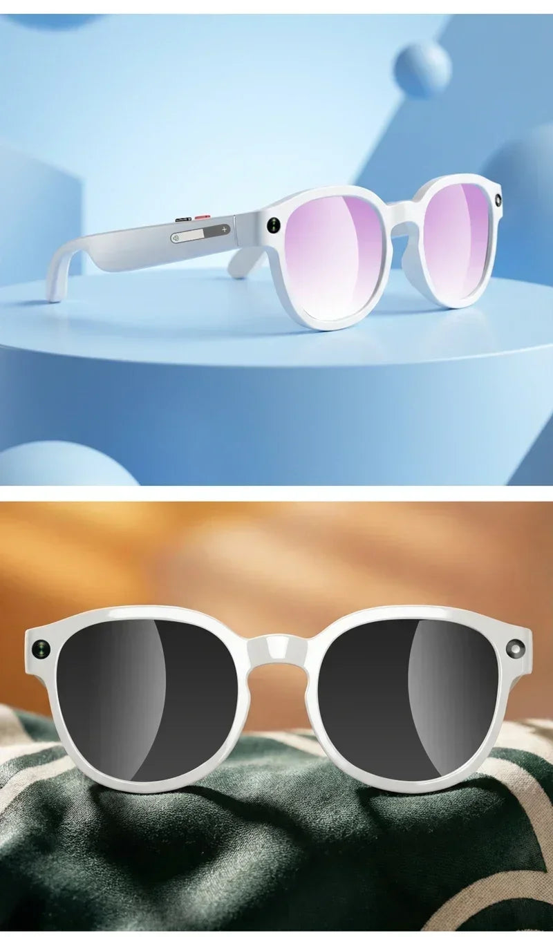 Lenovo AI Smart Glasses 8MP HD Camera 4K Shooting Image Conversation Translation Listening To Music Smart Glasses 2026 New Pi-Mart