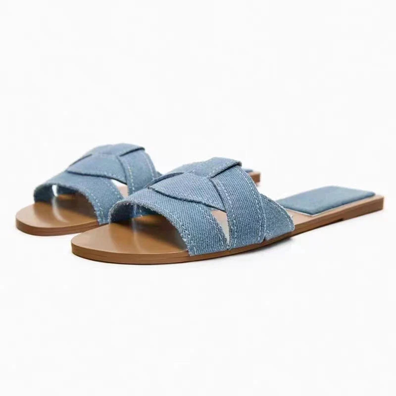New Summer Designer Women'S Solid Color Fashion Slippers Zapatos De Mujer Women'S Shoes Slippers Women Slippers Women Shoes LadyShow.Store