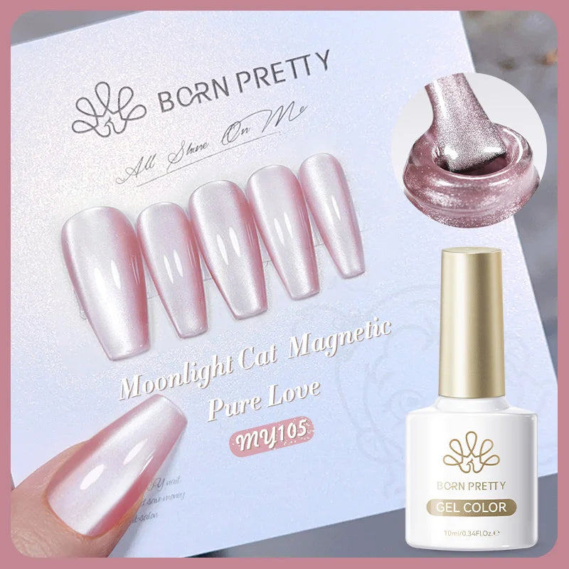 BORN PRETTY 117 Colors Cat Magnetic Gel Nail Polish 10ml Full Coverage Varnish Semi Permanent Super Gorgeous Nails Manicure Tri Light Beauty