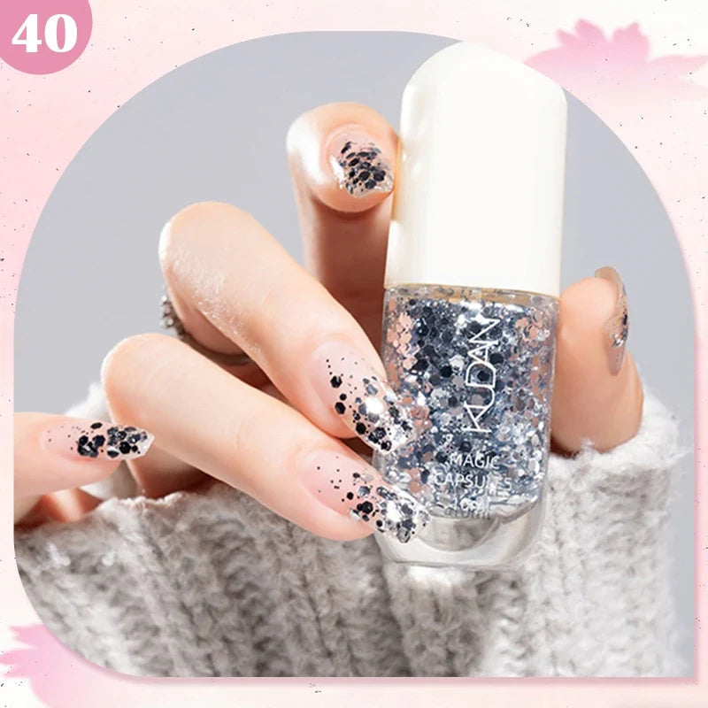 10ml Water-Based Peel Off Nail Polish 40 Colors Long Lasting Quick Drying No Need of Lamp to Cure Nail Supplies Manicure Nails Tri Light Beauty