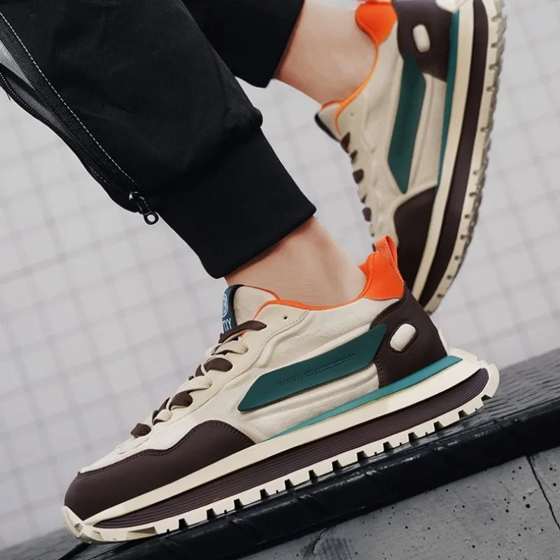 Trend Men Versatile Sneakers 2025 Autumn High Quality Comfortable Platform Sports Running Shoes Outdoor Youth Shoes for Men Plus Pi-Mart