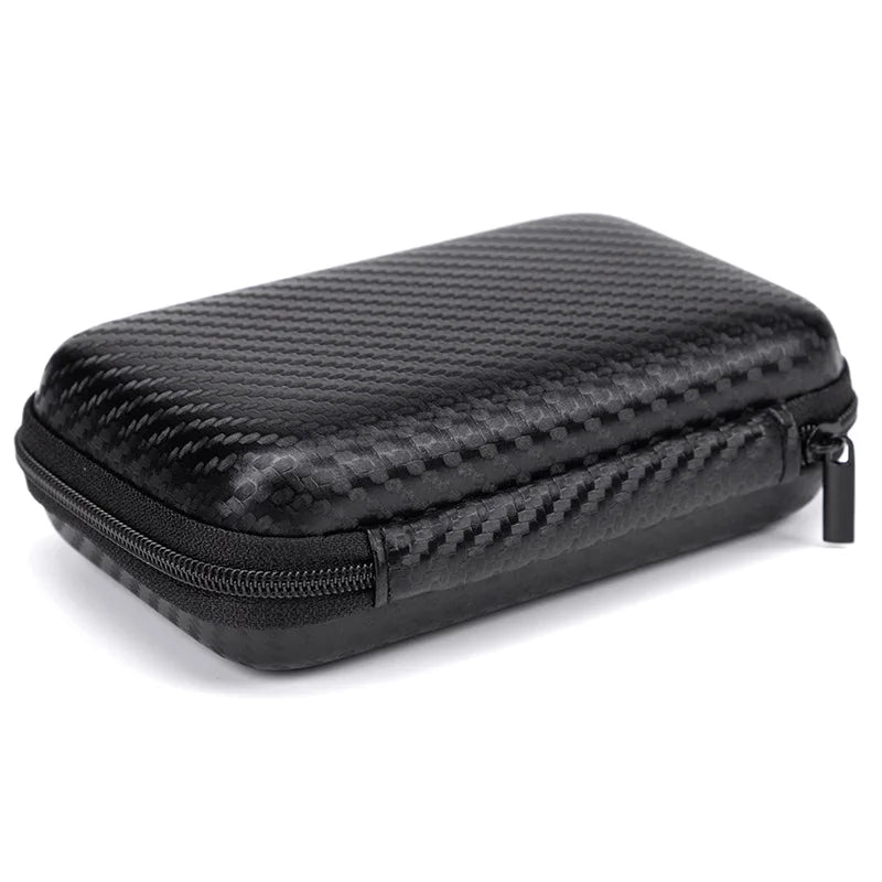 Portable Eva Storage Bag for External M.2 Hard Drive/Earphone/Data Line HDD Case Black Hard Disk Case HDD Storage Protection Bag Pi-Mart