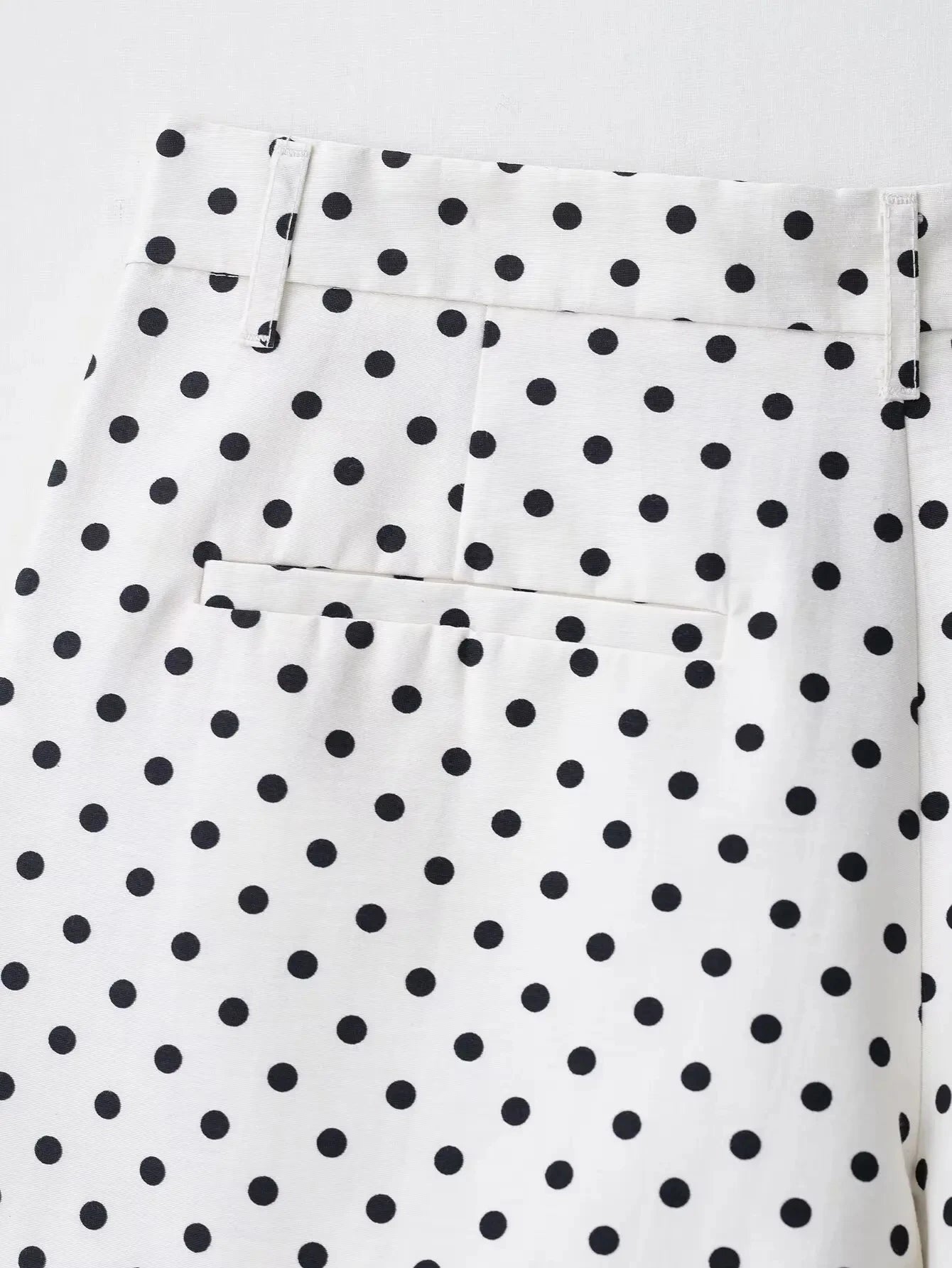 HH Fashion Women's Polka Dot Print Short Coats Autumn Long Sleeves Turtleneck Zipper With Pockets Drawstring Casual Jacket Pi-Mart