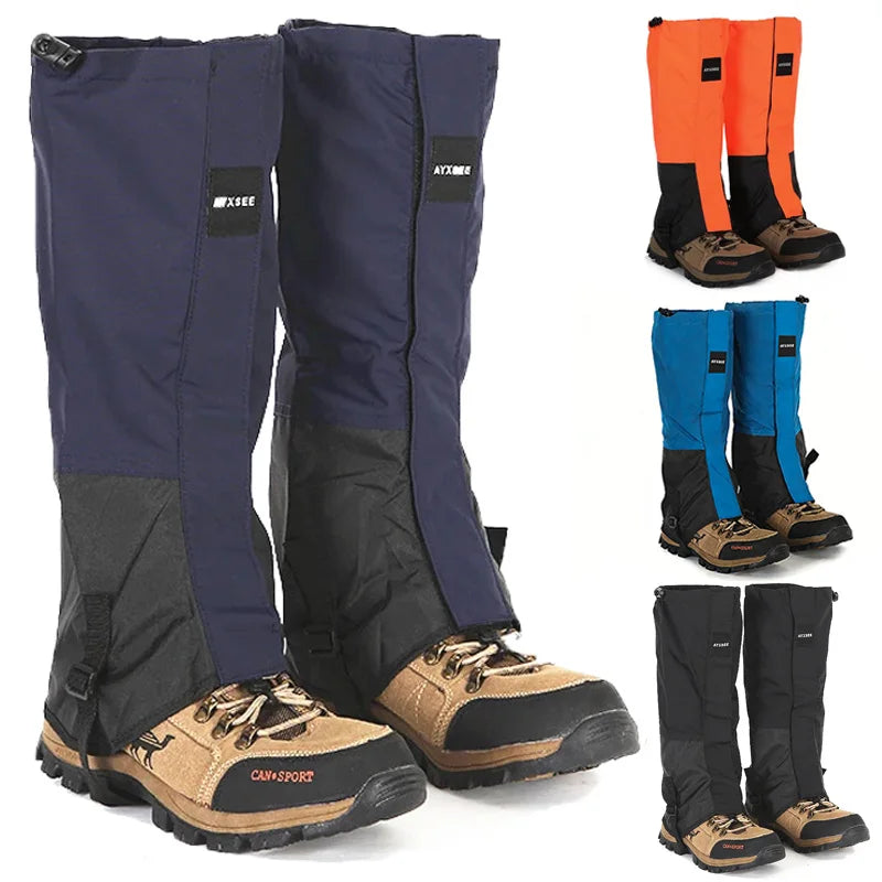 Durable Waterproof Leg Gaiters Hiking Hunting Camping Climb Boots Leggings Covers Outdoor Hunting Winter Snow Skiing Leg Warmers Pi-Mart