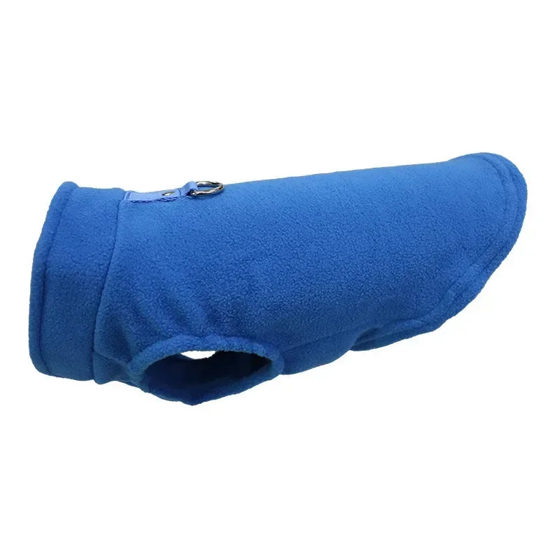 Warm Fleece Dogs Clothes Pet Dog Jacket Vest With D-Ring For Small Dog Cats Clothing French Bulldog Costumes Chihuahua Coat LadyShow.Store