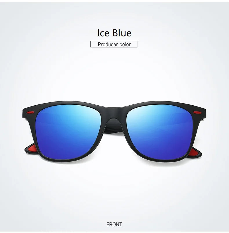 1-2-3PCS Fashion Vintage Square Unisex Driving Fishing Sunglasses Men Women Luxury Brand Designer Sun Glasses Anti-Glare Eyewear Pi-Mart