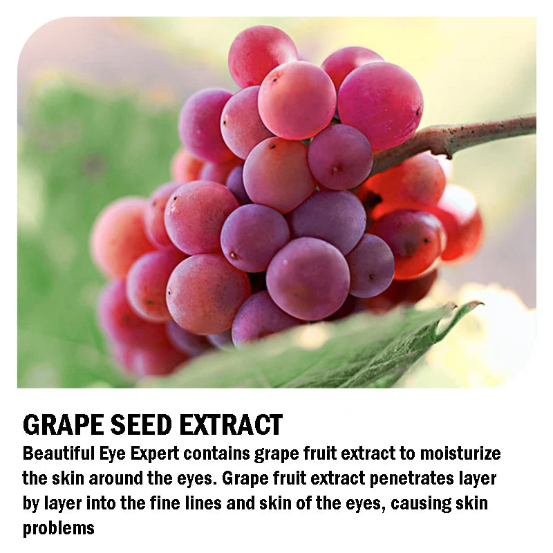 Grape Moisturizing Collagen Eye Mask Anti Dark Circles Eye Bags Anti-aging Eyes Masks Beauty Skin Care Eye Patches 60Pcs Pi-Mart