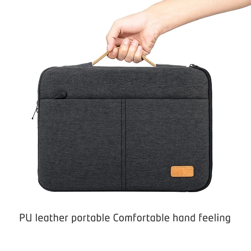 Protective Laptop Sleeve Case for 13.3 14 15.6 16 Inch New MacBook Pro M3 Max M2 M1 Slim Carrying Laptop Bag Men Women Pi-Mart