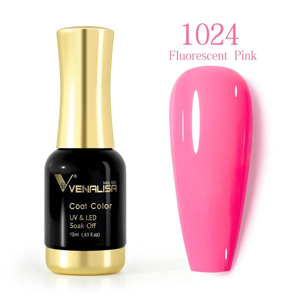 VENALISA Nail Gel Varnish TPO FREE Soak Off UV LED Organic Odorless Enamels Nail Art Colors 12ml 120Colors UV Gel Nail Polish Tri Light Beauty