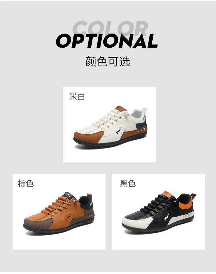 Mens 2026 Trendy Lightweight Loafers Soft Sole Breathable Slip On Casual Driving Shoes Comfortable Flat Simple Style Pi-Mart