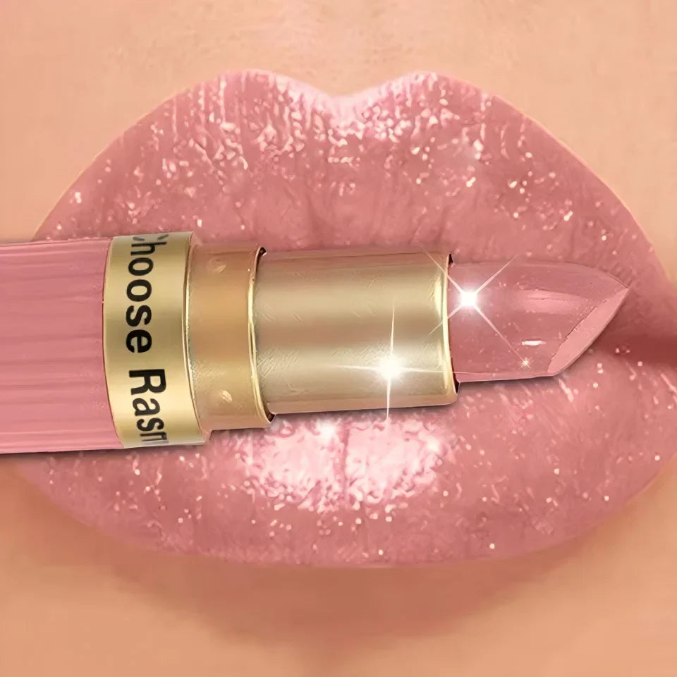 Pearlescent Pink Glitter Velvet Lipstick Metallic Waterproof Long Lasting Matte Shimmer Diamond Lipstick Women Makeup Cosmetic LadyShow.Store