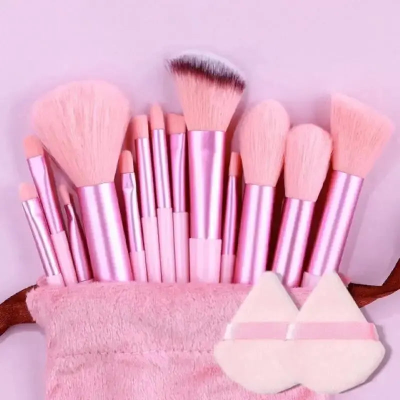Makeup Brush Set Soft Fluffy Professiona Cosmetic Foundation Powder Eyeshadow Kabuki Blending Make Up Brush Beauty Tool Makeup Tri Light Beauty