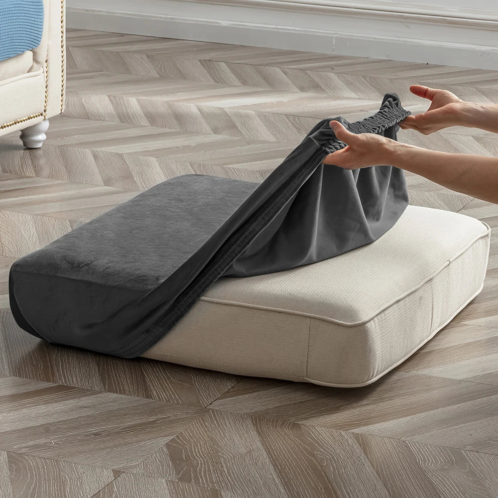 Super Soft Velvet Sofa Cover for Living Room Stretchy Washable Furniture Protector Luxury Universal Sofa Seat Cushion Cover Home Pi-Mart