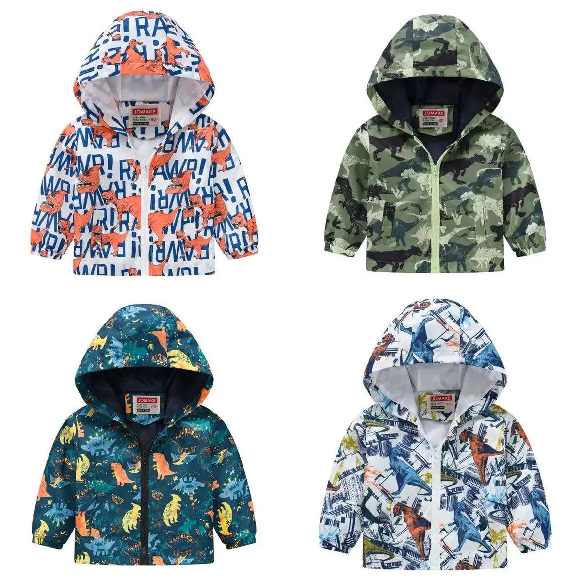 Spring and Autumn hooded thin jacket, fashionable and versatile, suitable for boys aged 1-7 Pi-Mart