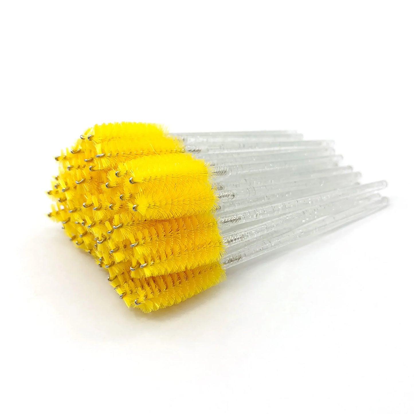 Disposable Eyelashes Brushes Crystal Diamond Handle Lash Brush Eyebrow Mascara Wands Eyelash Extension Supplies Makeup Tools Pi-Mart