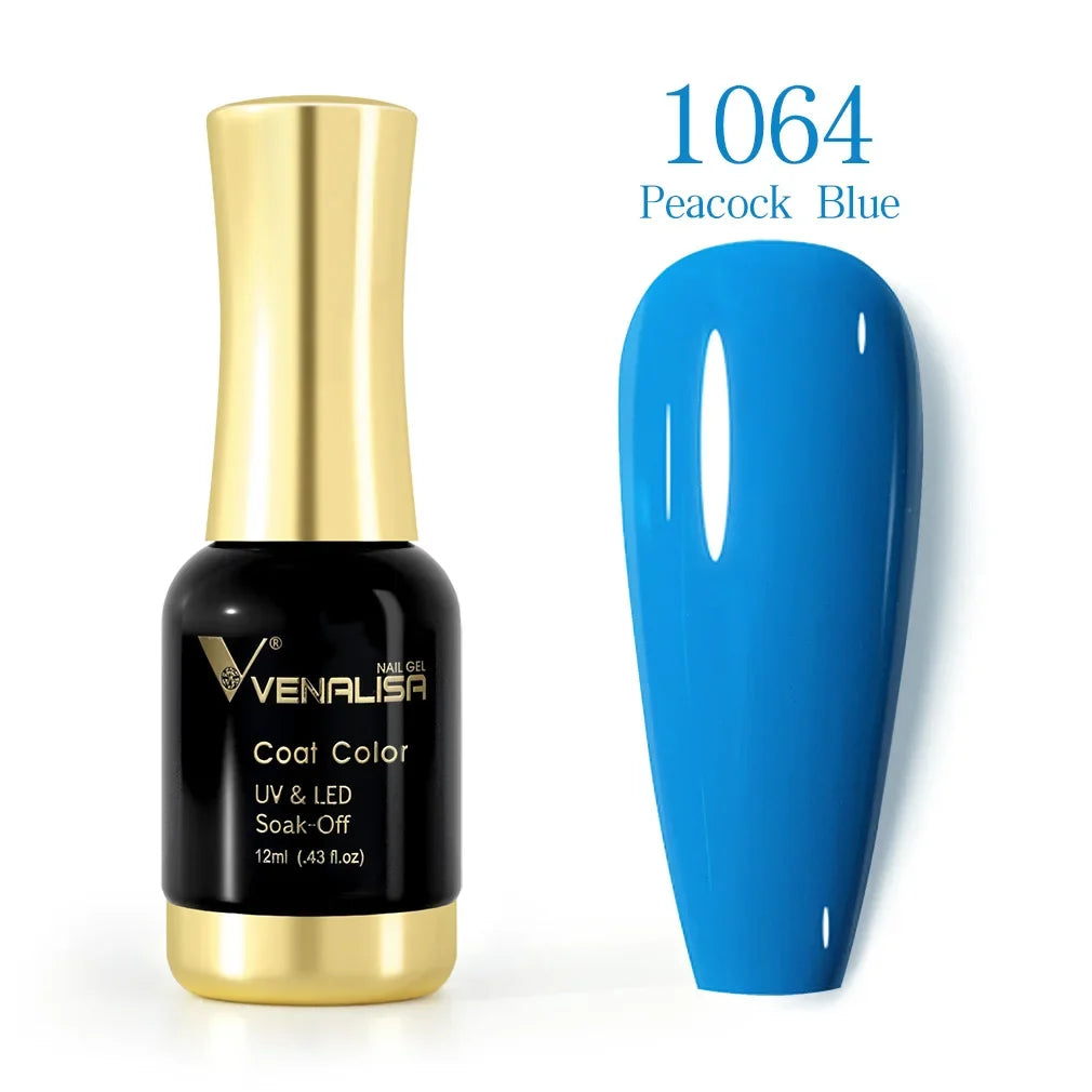 VENALISA Nail Gel Varnish TPO FREE Soak Off UV LED Organic Odorless Enamels Nail Art Colors 12ml 120Colors UV Gel Nail Polish Tri Light Beauty