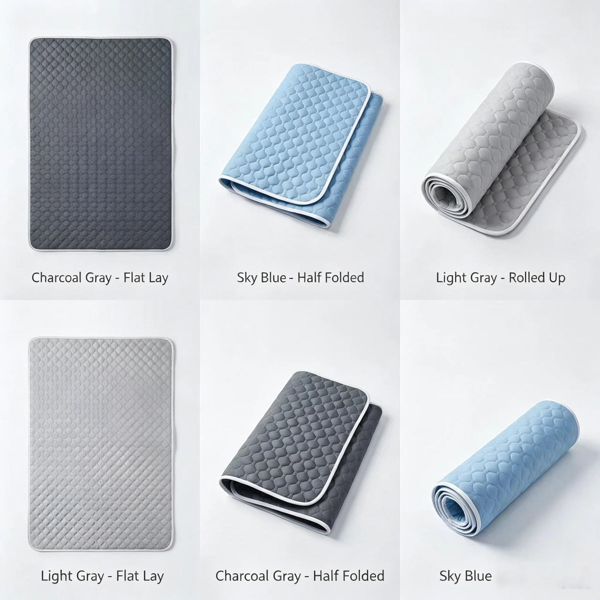 Dog Pee Reusable Pad Blanket Summer Cool Washable Puppy Training Absorbent Diaper Pet Bed Urine Mat Car Seat Cover Pet Supplies Pi-Mart