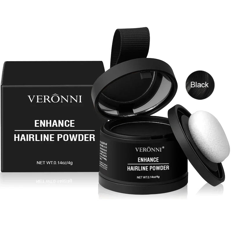 Hair Line Powder 4g Black Root Cover Up Natural Instant Waterproof Hairline Shadow Powder Hair Concealer Coverage 14 color Tri Light Beauty