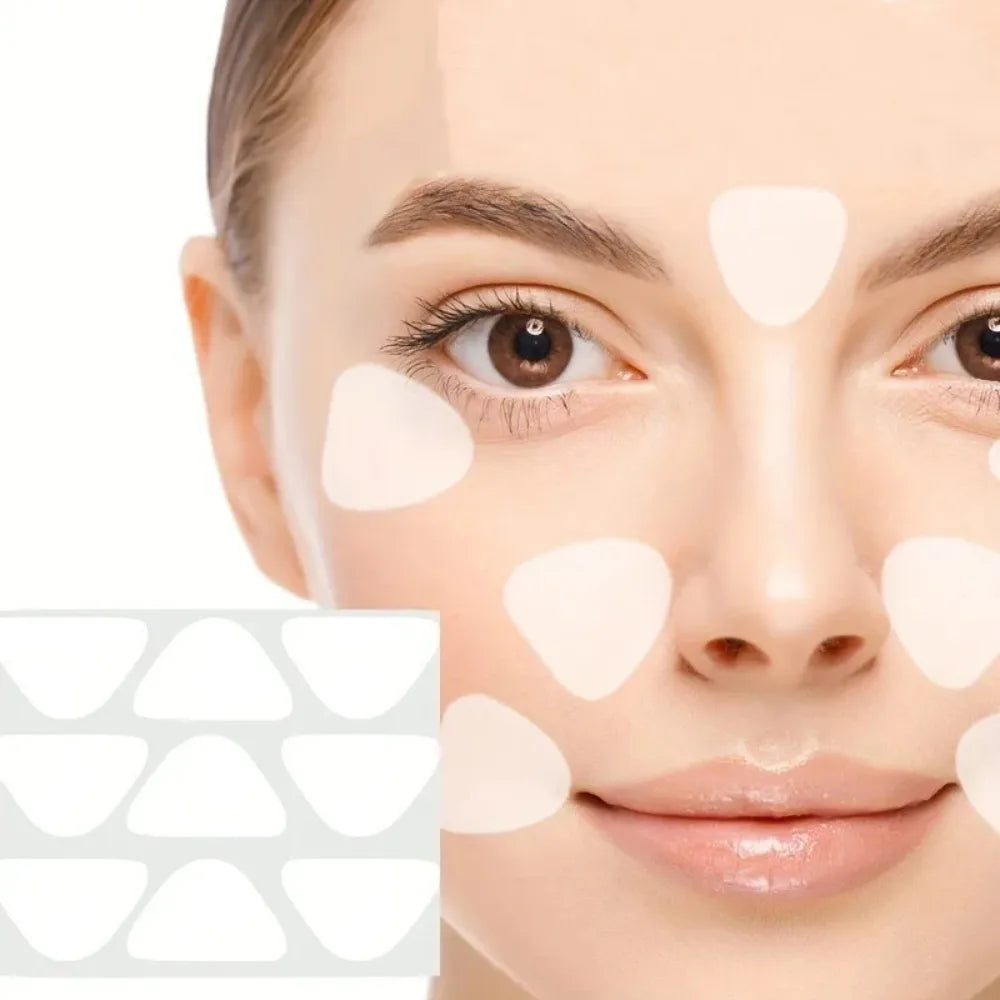 36/90PCS Invisible Nasolabial Fold Patches PE Material Forehead & Smile Patterns Transparent Skin-friendly Anti-Wrinkle Stickers LadyShow.Store
