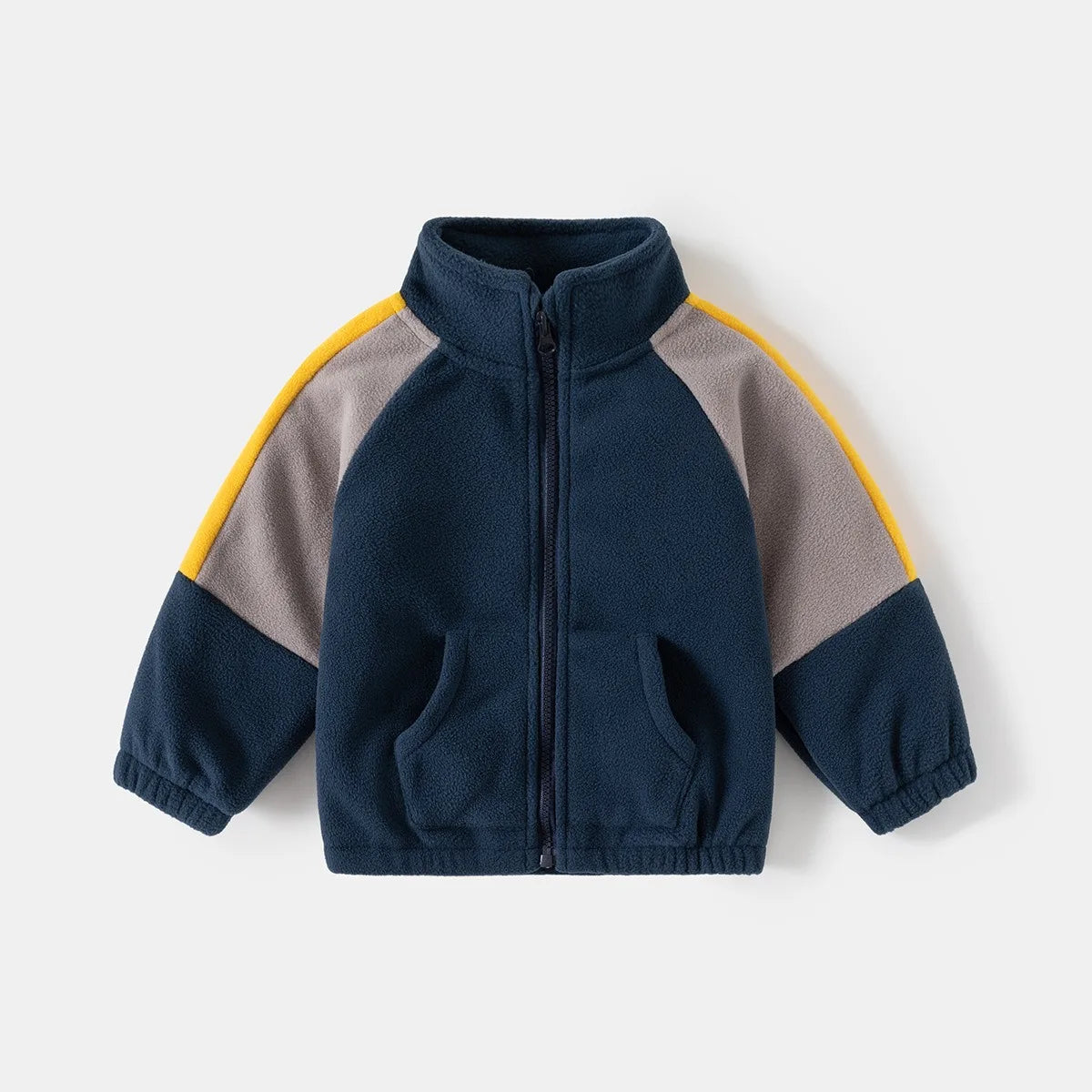 Ircomll New Children Boys Polar Fleece Jacket Autumn Winter Kids Coat Causal Toddler Stand Collar Zipper Outwear Boys Clothing Pi-Mart