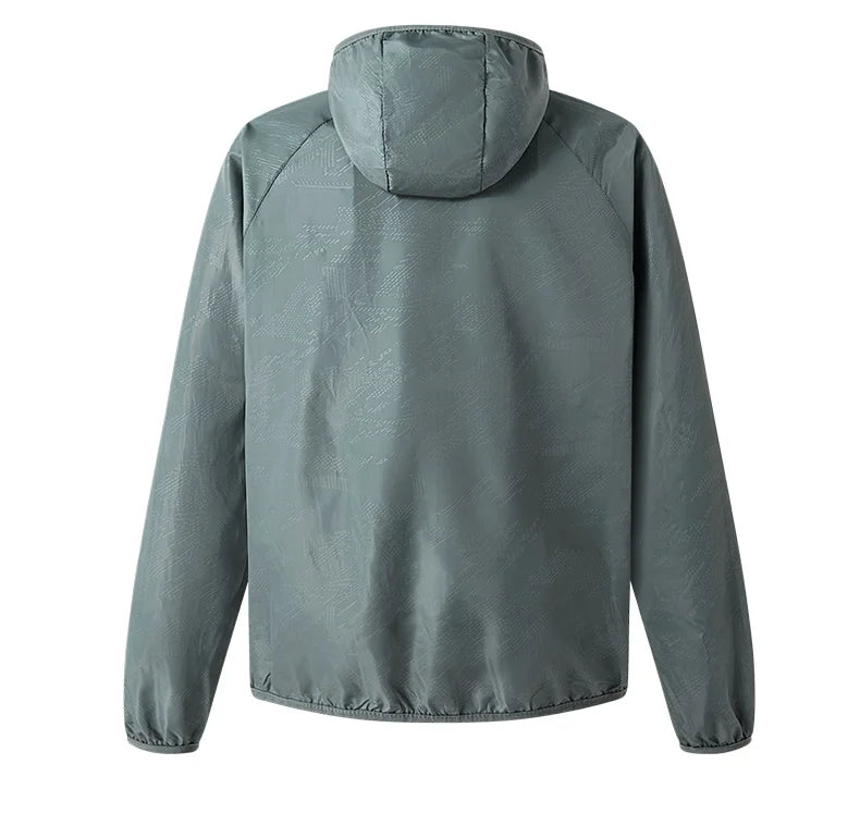 LNGXO Men's Women's Waterproof Hiking Jacket Quick Dry Sun Protection Windbreaker Camping Hunting Climbing Outdoor Rain Coat Pi-Mart