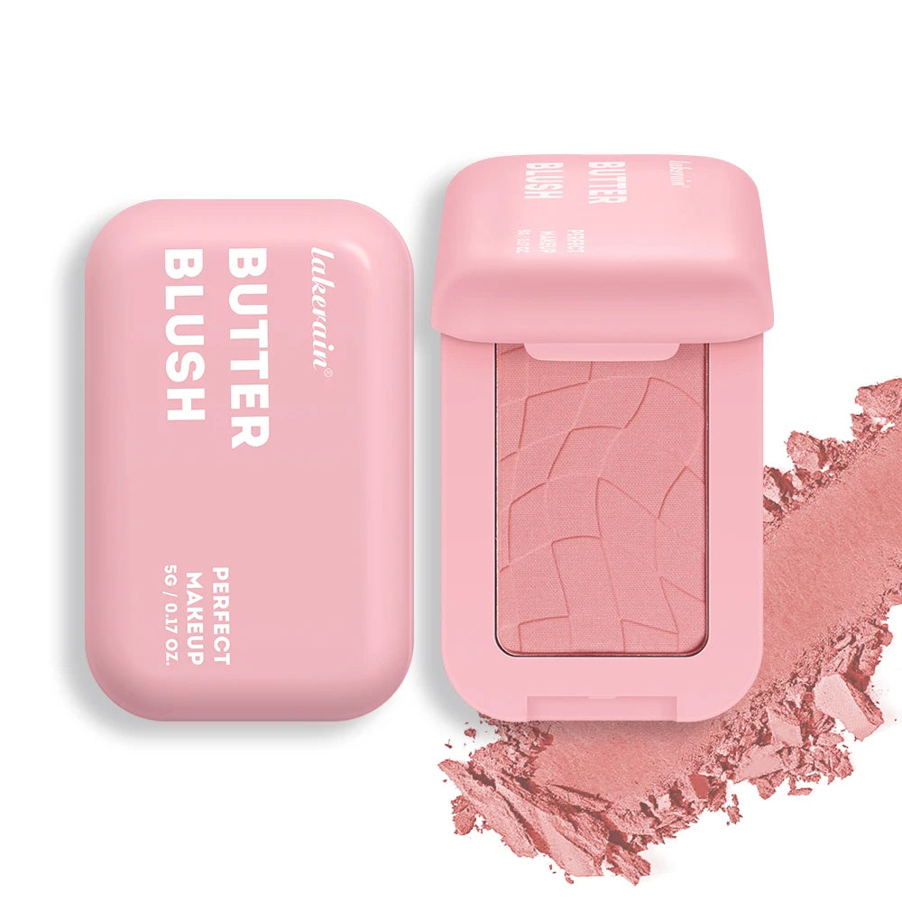 Professional Makeup Powder Blush 12HR Wear Vegan Formula Blusher Makeup Blush in Bar Cosmetics Palette Powder Pink Cream Face Pi-Mart