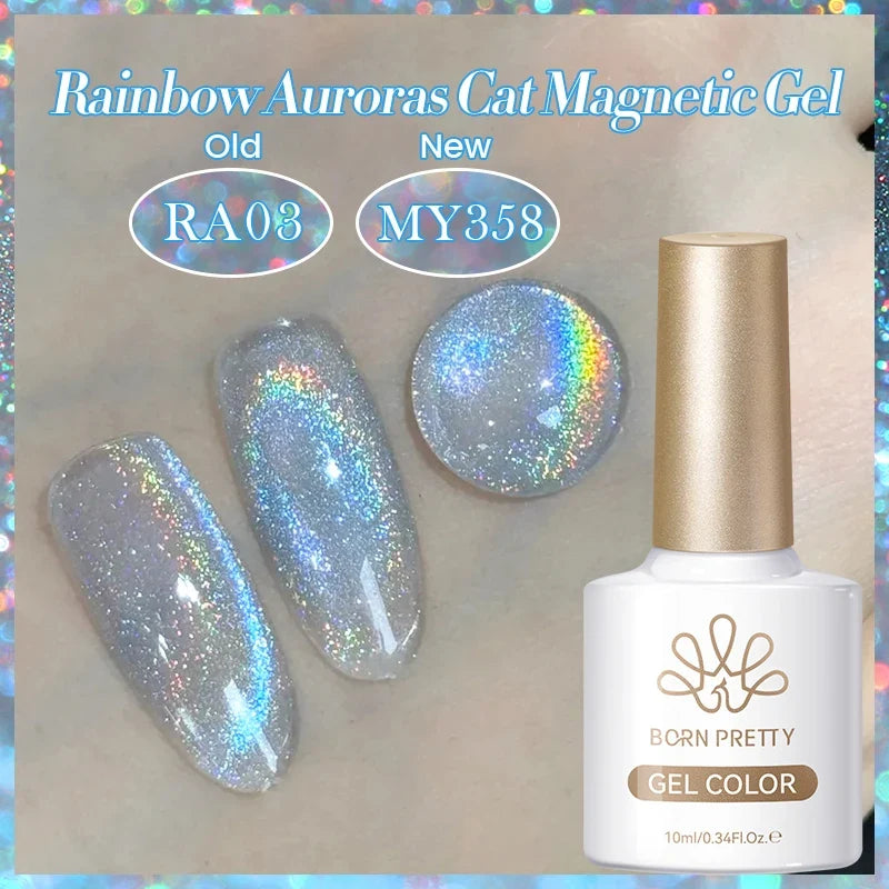 BORN PRETTY 117 Colors Cat Magnetic Gel Nail Polish 10ml Full Coverage Varnish Semi Permanent Super Gorgeous Nails Manicure Tri Light Beauty