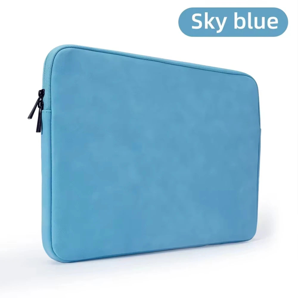 PU sheepskin leather fabric Waterproof Leather 9.7-15.6 inch Tablet PC Carrying Case Protective  Notebook Shockproof Cover Pi-Mart