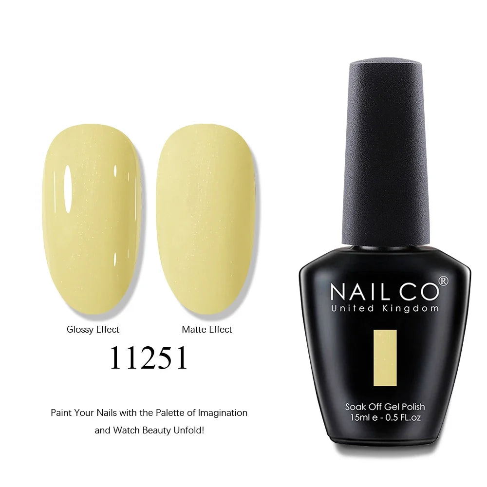NAILCO 15ml Brown Nails Art Red Color Gel Nail Polish Semi-permanent UV Gel Polish Coffee Manicure Chocolate Hybrid Nail Varnish Tri Light Beauty