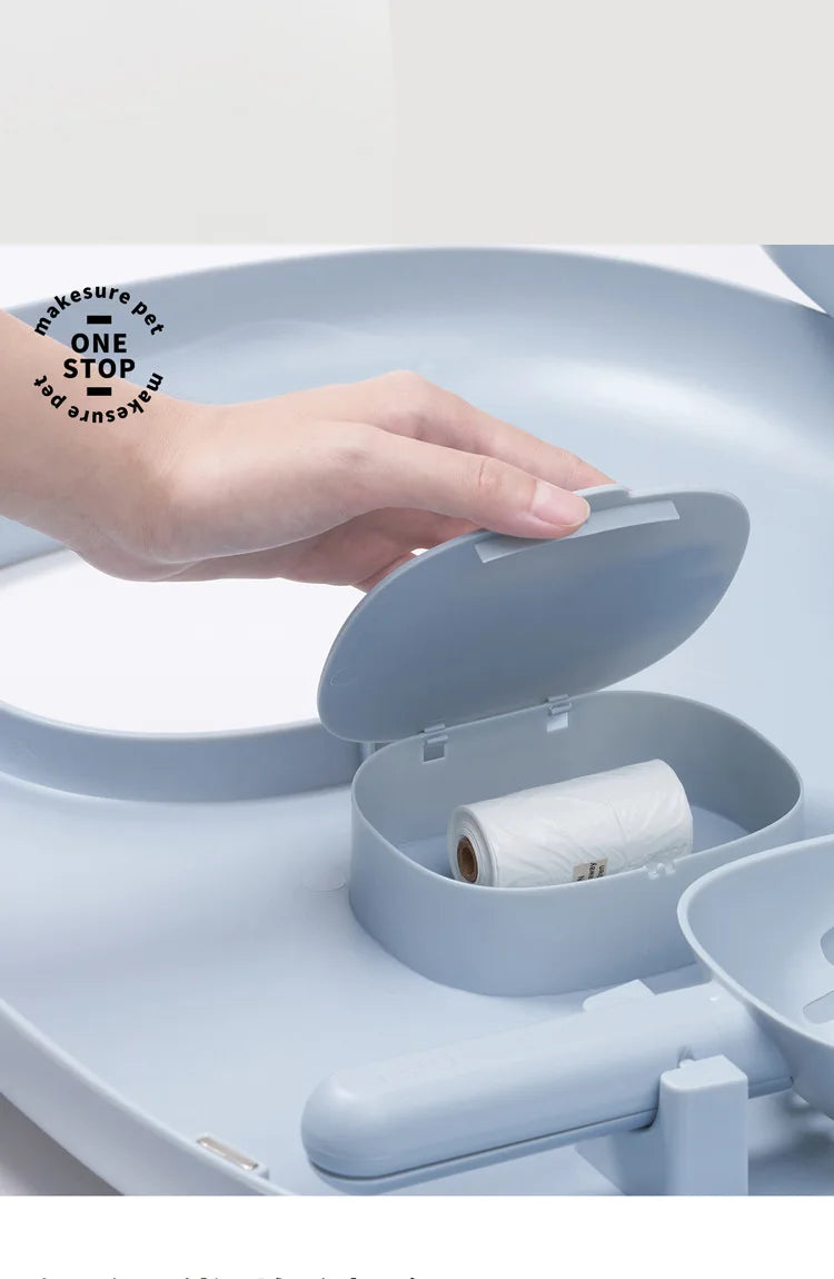 Makesure Cat Litter Box Fully Enclosed Cat Toilet Pet Supplies High-value Cat Toilet Automatic Self-cleaning Litter Box Pi-Mart